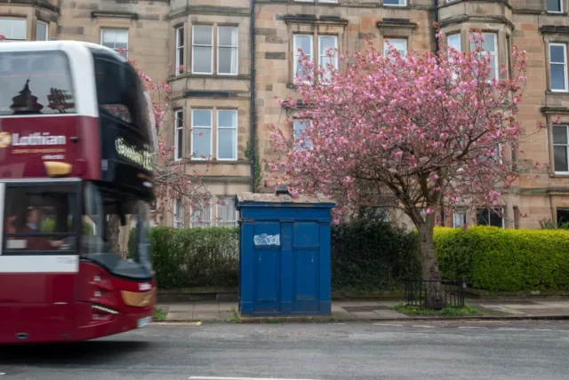 Polis box, Balcarres street, Morningside