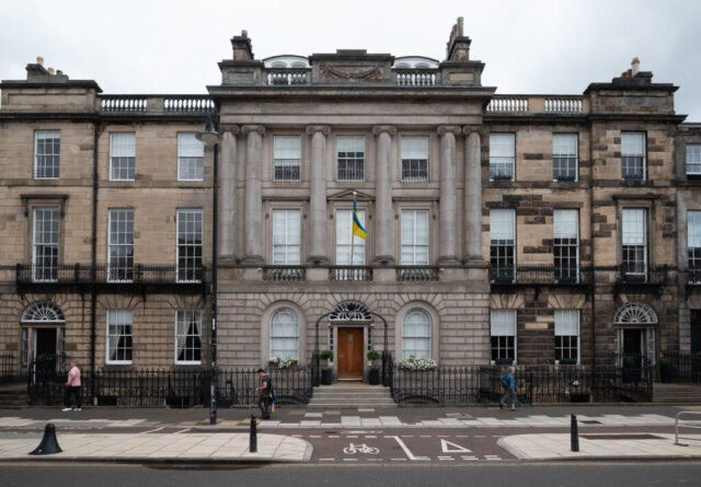 Ukrainian Consulate on Melville Street Ukrainian Consulate on Melville Street