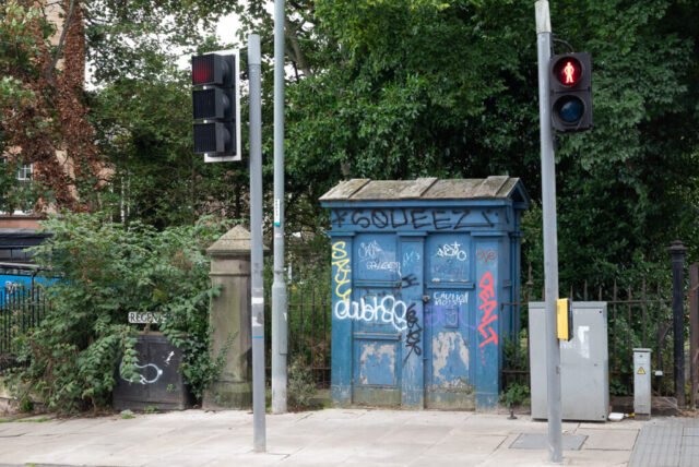 Polis box on Regent Road, Edinburgh