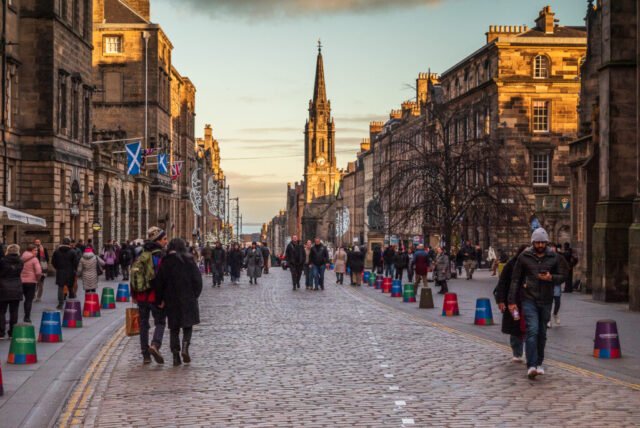 Royal Mile at Christmas