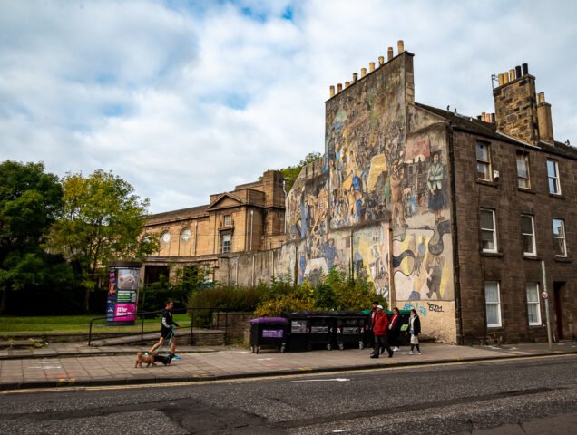 The Leith Mural, North Junction Street, Leith Theatre in background
