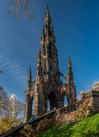 The Scott Monument from Princes Street Gardens