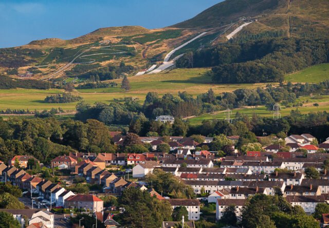 Swanston Golf course and Hillend Ski Centre