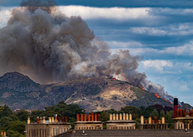 Arthur's Seat is burning, 12 August 2025