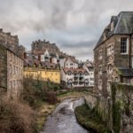 Dean Village with Water of Leith