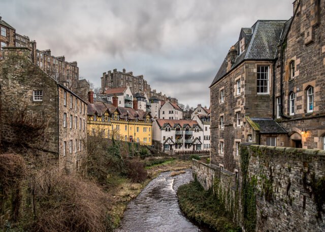 View from Dean's Brae Bridge