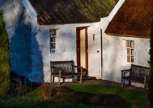 A Swanston cottage basked in the winter sun