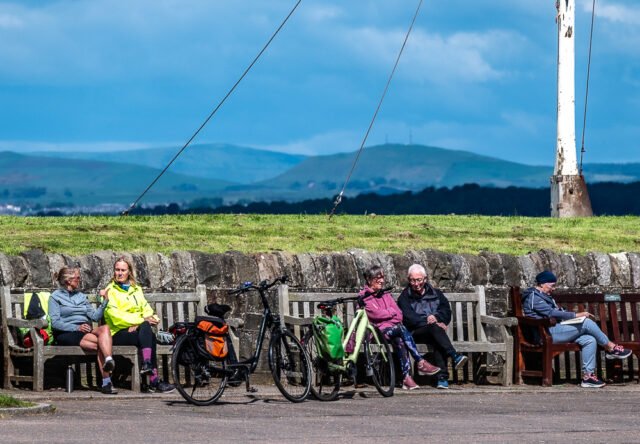 Cramond end of the Promenade to Silverknowes
