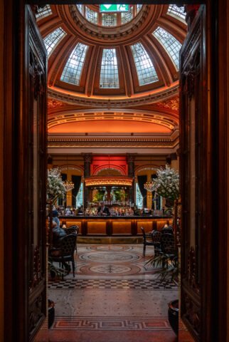 Entrance to The Dome main bar, George Street Edinburgh